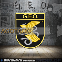 Cargar imagen en el visor de la galería, EMBLEMA GRUPO ESPECIAL DE OPERACIONES (G.E.O.)
