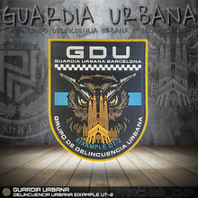 Cargar imagen en el visor de la galería, EMBLEMA GUARDIA URBANA DE BARCELONA - EIXAPLE UT-2
