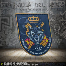 Cargar imagen en el visor de la galería, EMBLEMA DE BRAZO DEL PUESTO DE VILLA DEL PRADO 2ª CIA - MADRID
