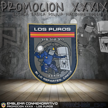 Cargar imagen en el visor de la galería, EMBLEMA CONMEMORATIVO LOS PUROS P.N. E.B. PROMOCIÓN XXXIX
