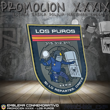 Cargar imagen en el visor de la galería, EMBLEMA CONMEMORATIVO LOS PUROS P.N. E.B. PROMOCIÓN XXXIX
