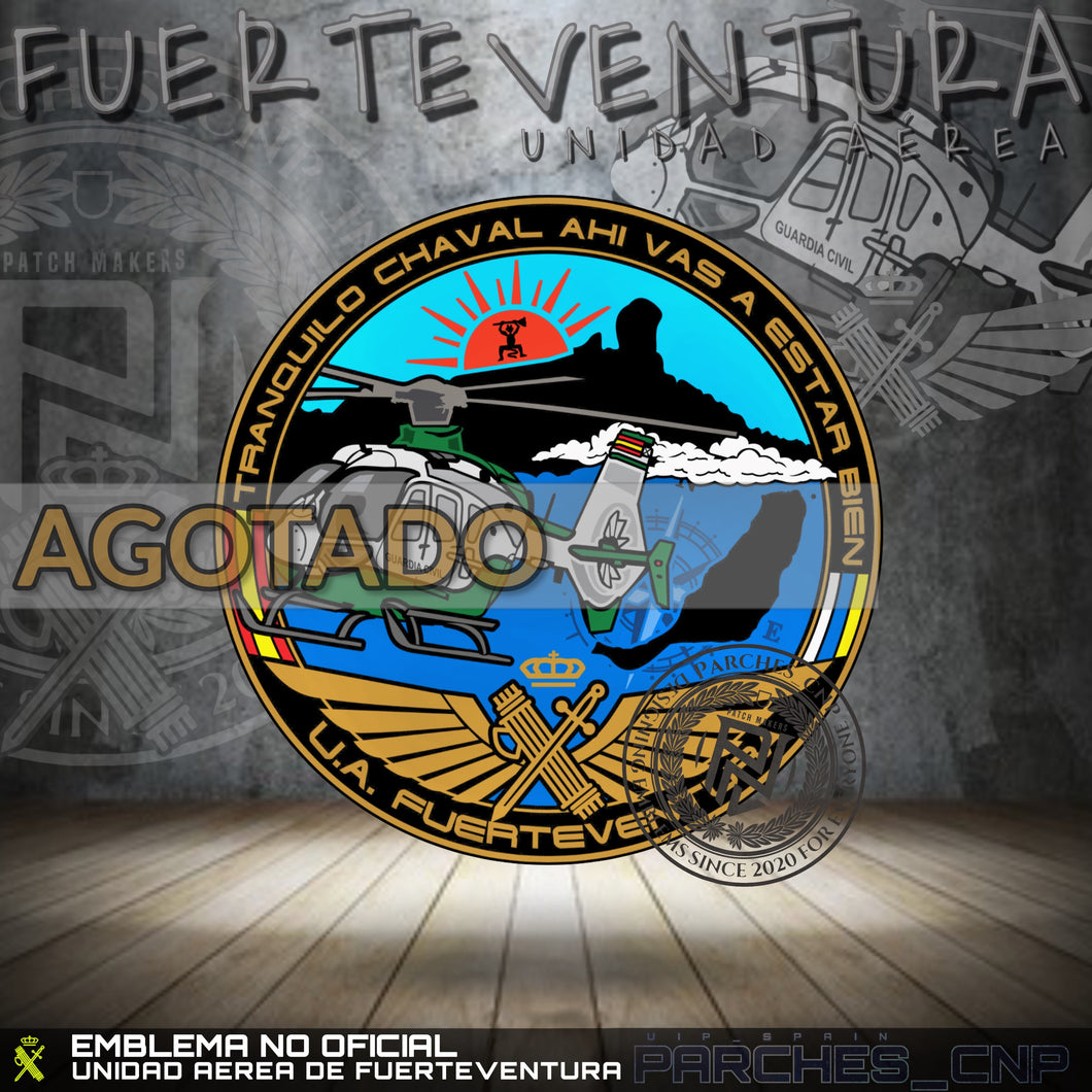 EMBLEMA DE LA UNIDAD AÉREA DE LA G.C. DE FUERTEVENTURA MODELO AIRBUS HELICOPTERS H135