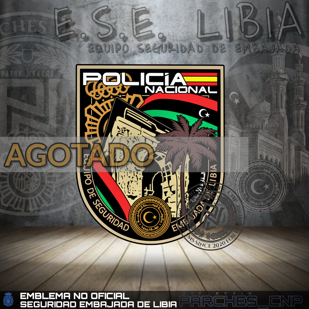 EMBLEMA EQUIPO DE SEGURIDAD EMBAJADA DE LIBIA