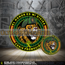 Cargar imagen en el visor de la galería, EMBLEMA CONMEMORATIVO G.C. PROMOCION CXXIX 2023-24 (LEÓN PROMOCIÓN)
