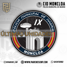 Cargar imagen en el visor de la galería, EMBLEMA OFICIAL C.I.D. MONCLOA POLICÍA MUNICIPAL DE MADRID
