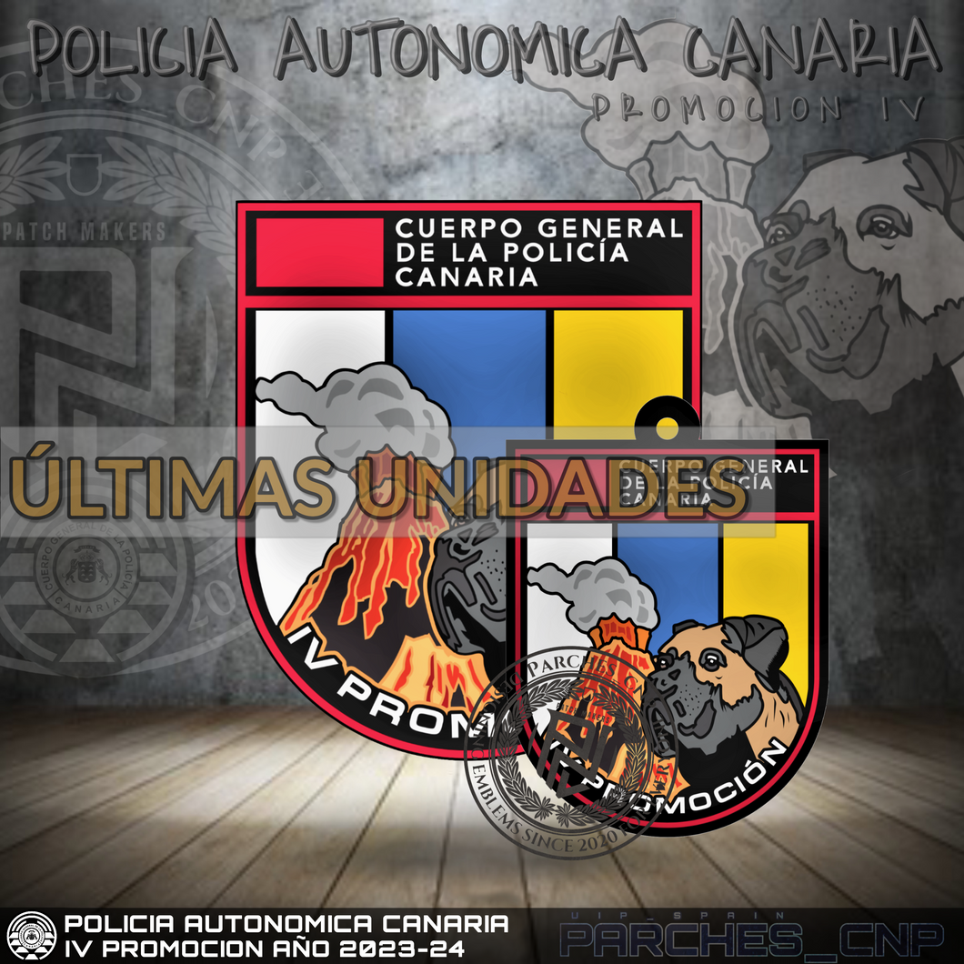 EMBLEMA CONMEMORATIVO PROMOCIÓN IV POLICÍA CANARIA