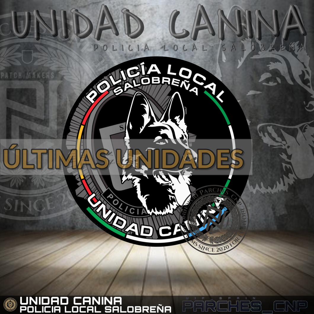 EMBLEMA DE LA POLICÍA LOCAL DE SALOBREÑA UNIDAD CANINA K9