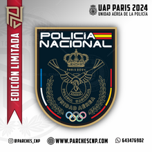 Cargar imagen en el visor de la galería, EMBLEMA UNIDAD DE MÉDIOS AÉREOS JJ.OO PARÍS 2024 POLICÍA NACIONAL
