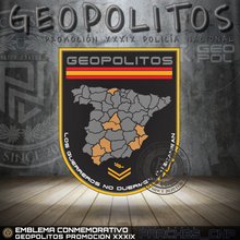 Cargar imagen en el visor de la galería, EMBLEMA GEOPOLITOS - APTOS PROMOCIÓN XXXIX ACADEMIA GEOPOL
