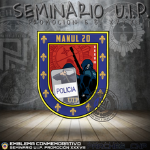 Cargar imagen en el visor de la galería, EMBLEMA CONMEMORATIVO DEL SEMINARIO DE U.I.P. DE LA PROMOCIÓN XXXVIII
