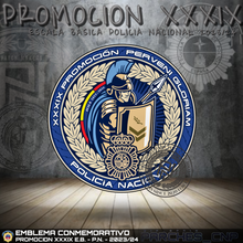 Cargar imagen en el visor de la galería, EMBLEMA CONMEMORATIVO P.N. E.B. PROMOCIÓN XXXIX
