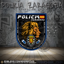 Cargar imagen en el visor de la galería, EMBLEMA CONMEMORATIVO PROMOCIÓN 2023 OFICIALES POLICÍA ZARAGOZA
