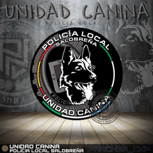 Cargar imagen en el visor de la galería, EMBLEMA DE LA POLICÍA LOCAL DE SALOBREÑA UNIDAD CANINA K9
