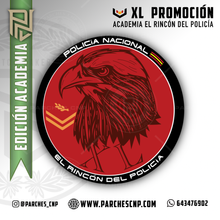 Cargar imagen en el visor de la galería, EMBLEMA ACADEMIA EL RINCON DEL POLICIA - PROMO XL
