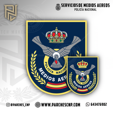 Cargar imagen en el visor de la galería, EMBLEMA DE SERVICIOS DE MEDIOS AÉREOS DE LA POLICÍA NACIONAL
