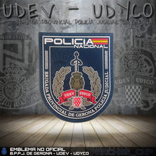 Cargar imagen en el visor de la galería, EMBLEMA DE BRAZO B.P.P.J. DE GERONA - UDEV - UDYCO
