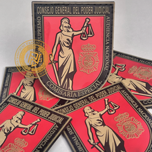 Cargar imagen en el visor de la galería, EMBLEMA BRAZO TRIBUNAL SUPREMO - AUDIENCIA NACIONAL -  CGPJ
