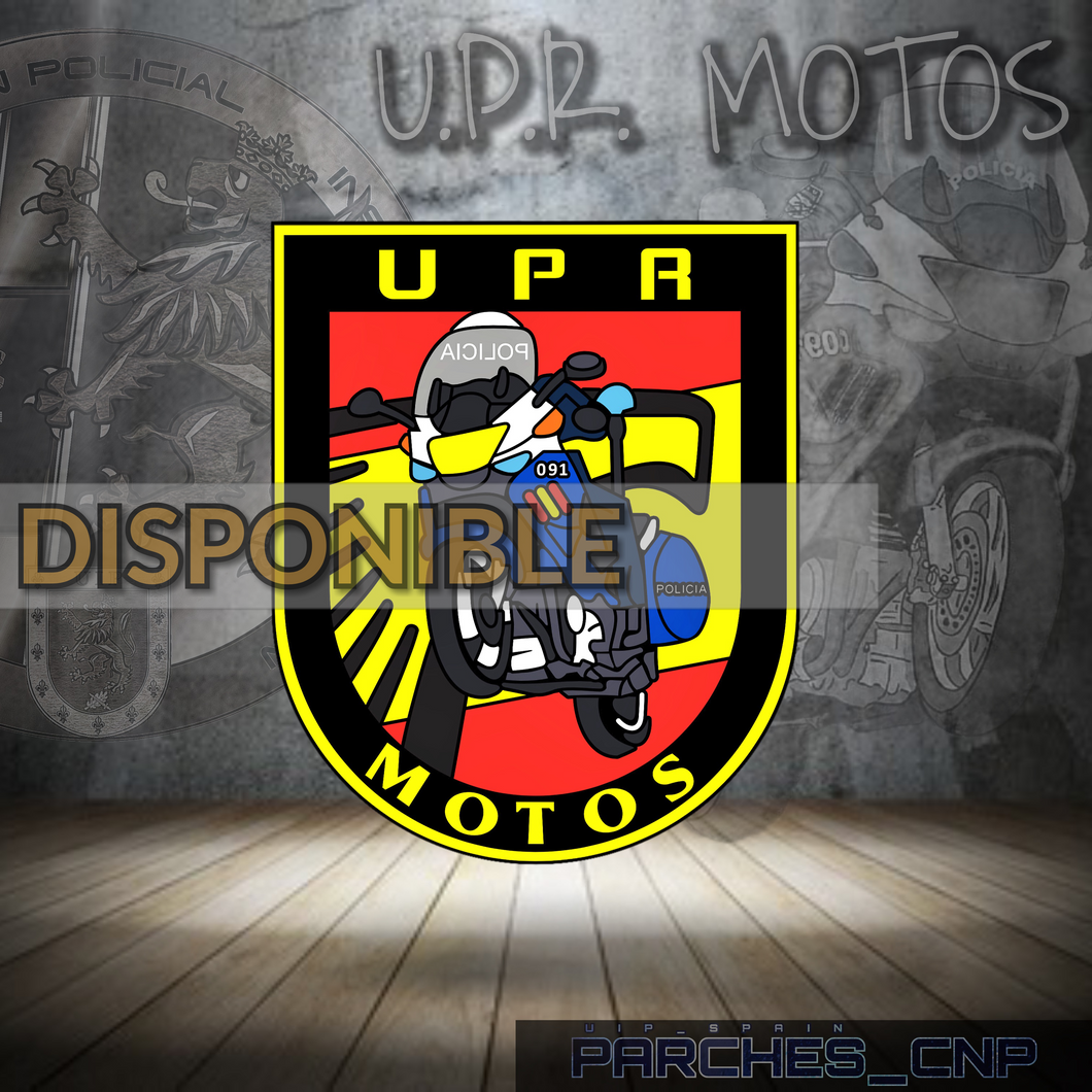 EMBLEMA DE BRAZO U.P.R. MOTOS