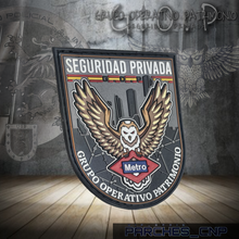 Cargar imagen en el visor de la galería, EMBLEMA DEL GRUPO OPERATIVO DE PATRIMONIO G.O.P SEGURIDAD PRIVADA
