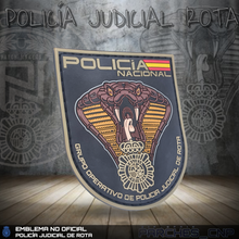 Cargar imagen en el visor de la galería, EMBLEMA DE BRAZO DE LA POLICÍA JUDICIAL DE LA COMISARÍA DE ROTA
