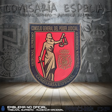 Cargar imagen en el visor de la galería, EMBLEMA BRAZO TRIBUNAL SUPREMO - AUDIENCIA NACIONAL -  CGPJ
