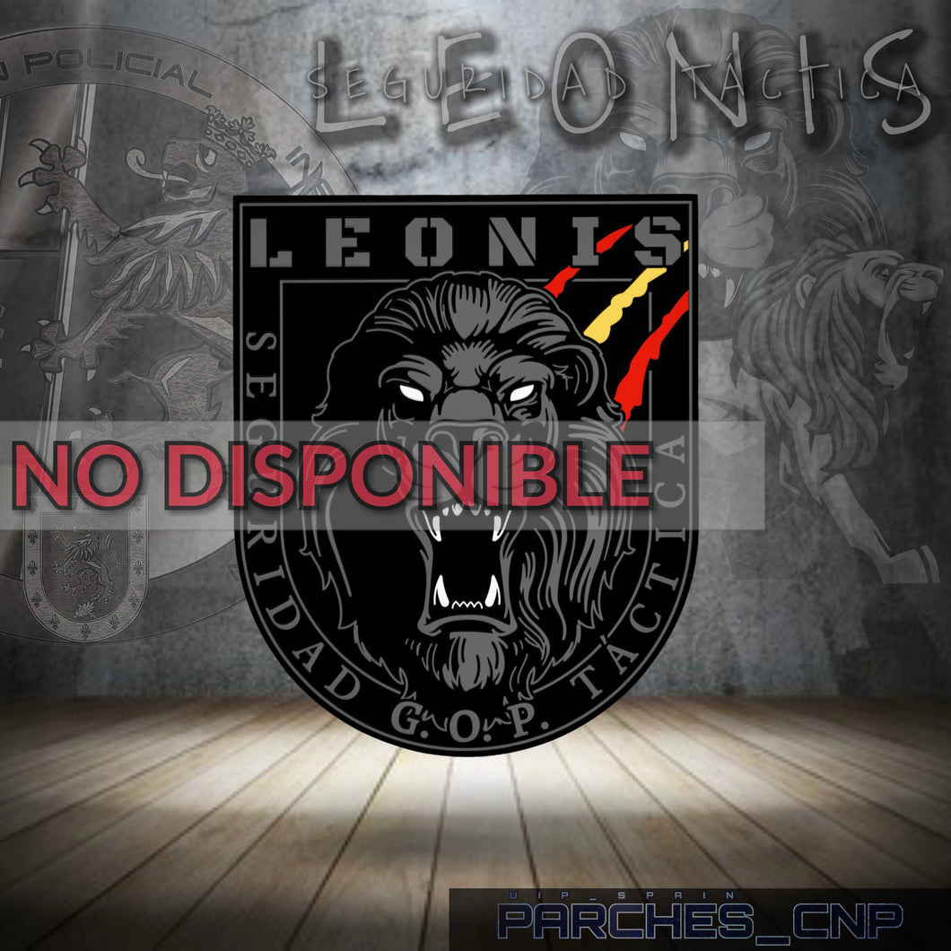 EMBLEMA DE BRAZO G.O.P. LEONIS SEGURIDAD PRIVADA