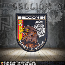 Cargar imagen en el visor de la galería, EMBLEMA CONMEMORATIVO DE LA SECCIÓN 31 DE LA PROMOCIÓN XXXVIII
