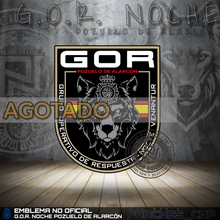 Cargar imagen en el visor de la galería, EMBLEMA DE BRAZO G.O.R. NOCHE POZUELO DE ALARCÓN
