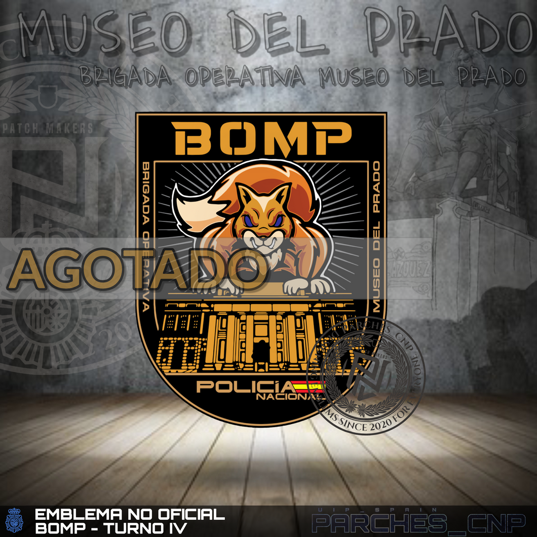 EMBLEMA BRAZO BRIGADA OPERATIVA MUSEO DEL PRADO (BOMP) TURNO IV