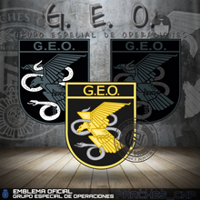 Cargar imagen en el visor de la galería, EMBLEMA GRUPO ESPECIAL DE OPERACIONES (G.E.O.)
