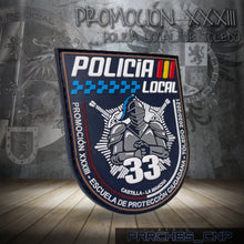 Cargar imagen en el visor de la galería, EMBLEMA CONMEMORATIVO PROMOCIÓN XXXIII POLICÍA LOCAL DE TOLEDO
