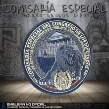 Cargar imagen en el visor de la galería, EMBLEMA NO OFICIAL DE LA COMISARÍA ESPECIAL DEL CONGRESO DE LOS DIPUTADOS
