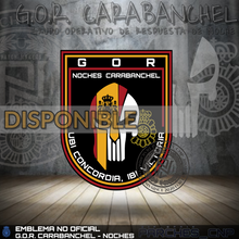 Cargar imagen en el visor de la galería, EMBLEMA G.O.R. CARABANCHEL NOCHES
