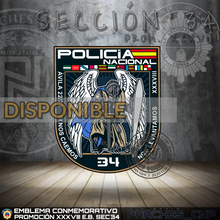 Cargar imagen en el visor de la galería, EMBLEMA CONMEMORATIVO DE LA SECCIÓN 34 DE LA PROMOCIÓN XXXVIII
