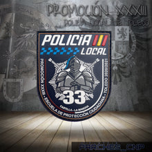 Cargar imagen en el visor de la galería, EMBLEMA CONMEMORATIVO PROMOCIÓN XXXIII POLICÍA LOCAL DE TOLEDO
