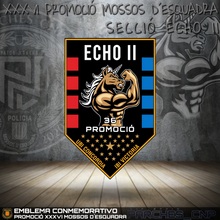 Cargar imagen en el visor de la galería, EMBLEMA PROMOCIÓ XXXVI MOSSOS D´ESQUADRA SECC ECHO II AÑO 2023
