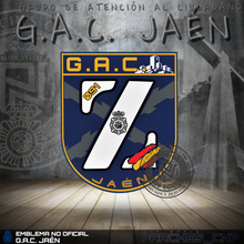 Cargar imagen en el visor de la galería, EMBLEMA DE BRAZO DEL G.A.C DE LA COMISARÍA JAÉN
