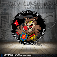 Cargar imagen en el visor de la galería, EMBLEMA CONMEMORATIVO CURSO XXV U.P.R. BRONCES OCT 2022
