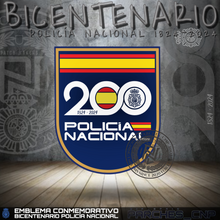 Cargar imagen en el visor de la galería, EMBLEMA OFICIAL BICENTENARIO DE LA POLICÍA NACIONAL 1824-2024
