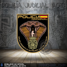 Cargar imagen en el visor de la galería, EMBLEMA DE BRAZO DE LA POLICÍA JUDICIAL DE LA COMISARÍA DE ROTA
