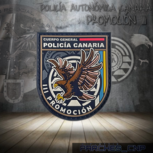 Cargar imagen en el visor de la galería, EMBLEMA CONMEMORATIVO PROMOCIÓN III POLICÍA CANARIA
