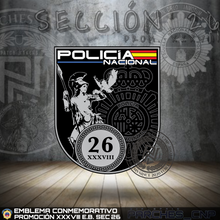 Cargar imagen en el visor de la galería, EMBLEMA CONMEMORATIVO DE LA SECCIÓN 26 DE LA PROMOCIÓN XXXVIII
