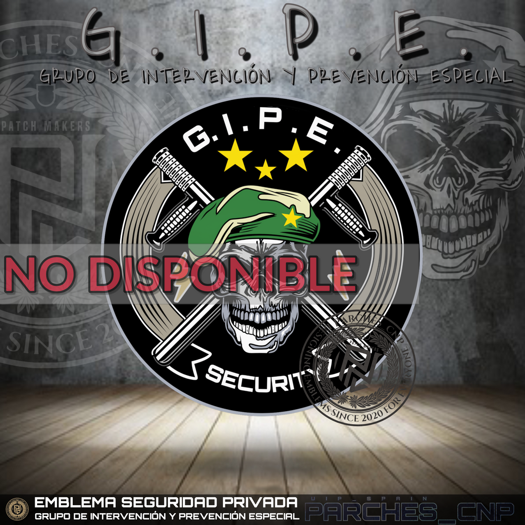 EMBLEMA G.I.P.E. DE SEGURIDAD PRIVADA