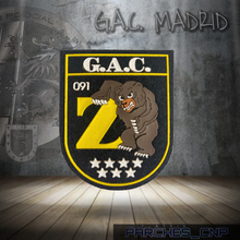 Cargar imagen en el visor de la galería, EMBLEMA DE BRAZO ORIGINAL G.A.C. MADRID
